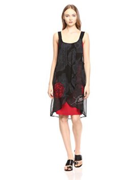 Desigual Vest_blackville Straps, Robe Femme Desigual Vest_blackville Straps, Robe Femme 2