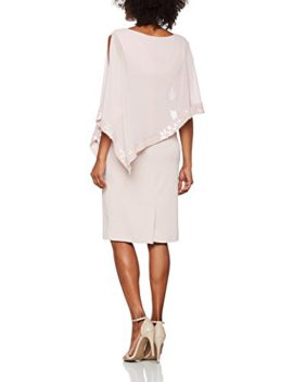 Gina Bacconi Sequin Trim Crepe and Chiffon, Robe Femme Gina Bacconi Sequin Trim Crepe and Chiffon, Robe Femme 3