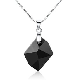 GoSparking-Noir-Jet-cristal-6680-20mm-Collier-pendentif-en-Argent-925-avec-cristal-autrichien-pour-les-femmes-0