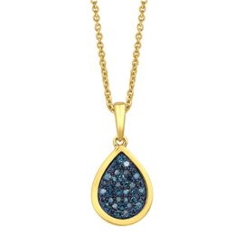 Jewelili-femme-Argent-9251000-ArgentSilver-Rond-Bleu-Diamant-0