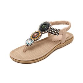 Kivors-Femme-Et-Lanire-Sandales-Plat-Sandales-de-Plage-Style-Rome-Chaussures-0