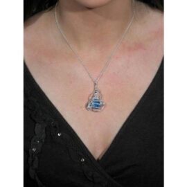 PIK – 170100207 – Passion du fil – Petit pendentif pour femme – Strass bleu clair aigue marine PIK – 170100207 – Passion du fil – Petit pendentif pour femme – Strass bleu clair aigue marine 4