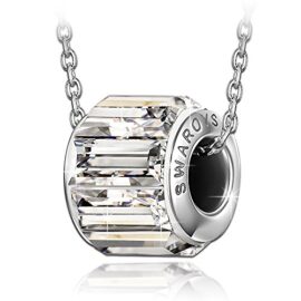 Pauline & Morgen « Cristal Magique » Collier pour femme composés de cristaux Swarovski-chaine 925 argent Pauline & Morgen « Cristal Magique » Collier pour femme composés de cristaux Swarovski-chaine 925 argent