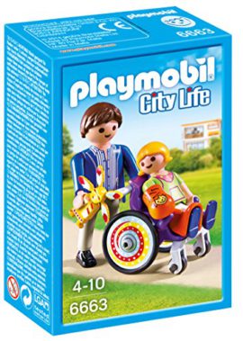 Playmobil-6663-Enfant-avec-fauteuil-roulant-et-papa-0