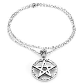 Puissant-Pentacle-Colliers-Pentagram-sceau-de-Salomon-Pendentif-avec-Branded-bote-cadeau-0-0