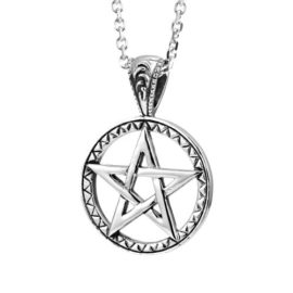 Puissant-Pentacle-Colliers-Pentagram-sceau-de-Salomon-Pendentif-avec-Branded-bote-cadeau-0