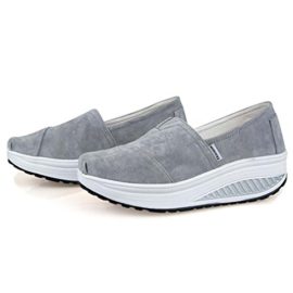 Solshine-Womens-Suede-Solid-Slip-On-Loafers-Wedge-Running-Shoes-Platform-0-0