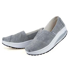 Solshine-Womens-Suede-Solid-Slip-On-Loafers-Wedge-Running-Shoes-Platform-0-1