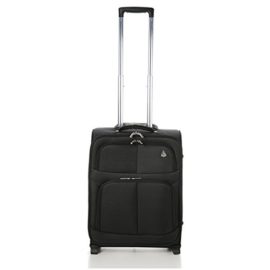 Aerolite 56x45x25 Taille Maximale Easyjet Jet2 British Airways 60L Bagage Cabine à Main Valise Souple Léger 2 Roulettes, Noir Aerolite 56x45x25 Taille Maximale Easyjet Jet2 British Airways 60L Bagage Cabine à Main Valise Souple Léger 2 Roulettes, Noir