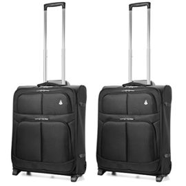 Aerolite-56x45x25-Taille-Maximale-Easyjet-Jet2-British-Airways-60L-Bagage-Cabine–Main-Valise-Souple-Lger-2-Roulettes-Noir-0