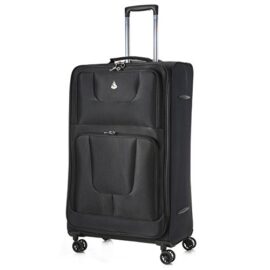 Aerolite Valise Souple Léger 8 Roulettes Noir Aerolite Valise Souple Léger 8 Roulettes Noir 7