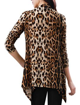 Allegra K Allegra K Women Long Sleeves Open Front Leopard Prints Cardigan Allegra K Allegra K Women Long Sleeves Open Front Leopard Prints Cardigan 6