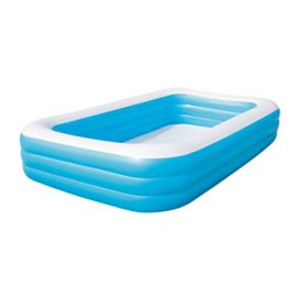 Bestway De Luxe Piscine familiale 3 boudins Bleu 305 x 183 cm Hauteur 56 cm Bestway De Luxe Piscine familiale 3 boudins Bleu 305 x 183 cm Hauteur 56 cm 2