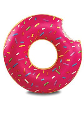 Bigmouth Inc Donut gigantesque piscine Float (Fraise givré avec Sprinkles) Bigmouth Inc Donut gigantesque piscine Float (Fraise givré avec Sprinkles) 4