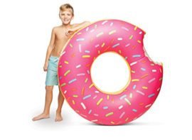 Bigmouth Inc Donut gigantesque piscine Float (Fraise givré avec Sprinkles) Bigmouth Inc Donut gigantesque piscine Float (Fraise givré avec Sprinkles) 5