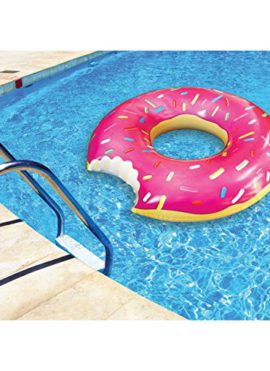 Bigmouth Inc Donut gigantesque piscine Float (Fraise givré avec Sprinkles) Bigmouth Inc Donut gigantesque piscine Float (Fraise givré avec Sprinkles) 6