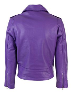 Blouson-cuir-perfecto-femme-style-Brando-biker-motard-couleur-violet-0-1