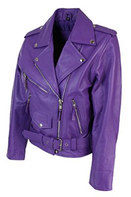 Blouson-cuir-perfecto-femme-style-Brando-biker-motard-couleur-violet-0-2