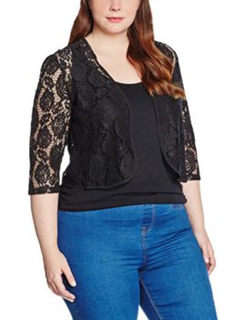 Boohoo-Plus-Crop-Lace-Blouson-Femme-0