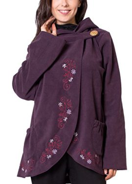 Coton-Du-Monde-Veste-Polaire-COLUMBIA-Violet-0