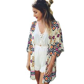 Culater-Femmes-Gomtrie-Mousseline-Imprime-Chle-Cardigan-Kimono-Tops-Couvrez-vous-Blouse-0