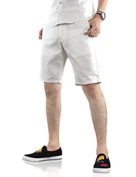 DemonHunter-Homme-Blanc-Court-Pantalons-S98Y1-0