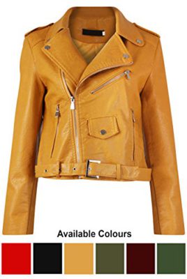 Diana-Femmes-Nouvelles-Faux-Cuir-Or-ou-Metal-Button-Zip-Crop-Ladies-Biker-Veste-Manteau-0-0