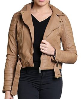 Diana-Femmes-Nouvelles-Faux-Cuir-Or-ou-Metal-Button-Zip-Crop-Ladies-Biker-Veste-Manteau-0-1