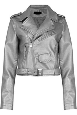 GG Femmes Nouvelles Faux Cuir Zip Crop Ladies Biker Veste Manteau GG Femmes Nouvelles Faux Cuir Zip Crop Ladies Biker Veste Manteau 4