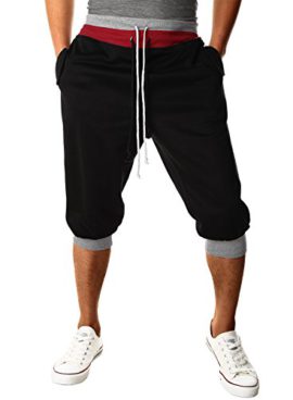 HEMOON-Homme-Pantalon-de-joggingsports-Sarouel-Short-0-1