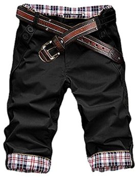 HEMOON-Homme-Shorts-Casual-Pantalon-Sans-Ceinture-0