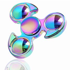 Hand Spinner Fidget, Volador Mini Jouet pour les Doigts Arc en ciel Lumineux Metal Tri-Spinner pour l’anxi¨¦t¨¦ ADHD Enfants Adultes Hand Spinner Fidget, Volador Mini Jouet pour les Doigts Arc en ciel Lumineux Metal Tri-Spinner pour l’anxi¨¦t¨¦ ADHD Enfants Adultes