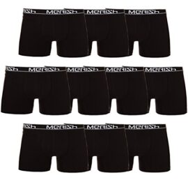 MERISH Boxer pour Homme 5/10 Packs Shorts rétro Boxer en classique Couleurs en coton avec élasthanne Modell 217 MERISH Boxer pour Homme 5/10 Packs Shorts rétro Boxer en classique Couleurs en coton avec élasthanne Modell 217