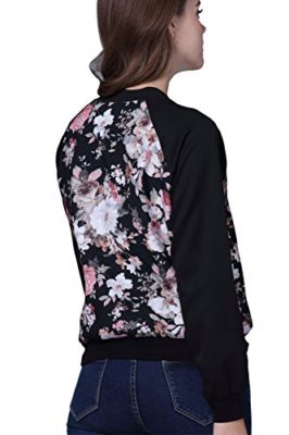 Manches-longues-Floral-imprim-Bomber-Jacket-Coat-femmes-0-1