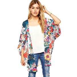 Manteau Femme Koly Kimono Japonais Femmes Casual Floral Print Cardigan Ample En Mousseline De Soie Tops Chemisier Kimono Femme Gilet Manteau Femme Koly Kimono Japonais Femmes Casual Floral Print Cardigan Ample En Mousseline De Soie Tops Chemisier Kimono Femme Gilet