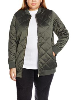 New Look Quilted Shiny Bomber, Blouson Femme New Look Quilted Shiny Bomber, Blouson Femme