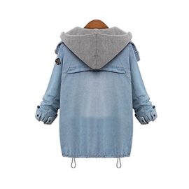 OCHENTA-Femme-Manteaux-A-Capuche-Gilet-Jean-Blouson-Hoodie-Veste-Jacket-Denim-Jean-Coat-Casual-Outwear-2-Pieces-0-0