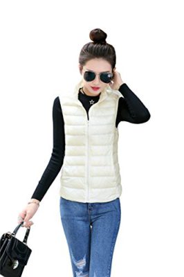 Quibine-Femme-Gilet-Doudoune-sans-Manches-Col-Montant-Jacket-0