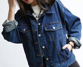 SaiDeng-Femme-Veste-En-Jean–Manches-Longues-Loose-Bf-Style-Denim-Manteau-0-0