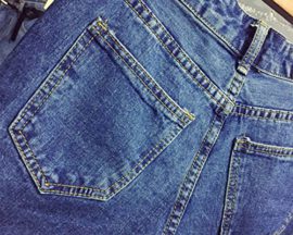 SaiDeng-Femmes-Vintage-Taille-Haute-Courts-Jeans-Denim-Shorts-Avec-Ceinture-0-3