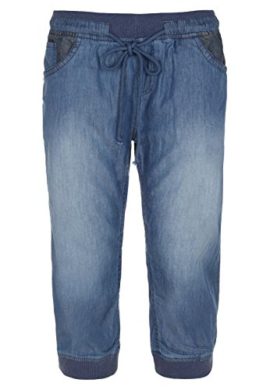 Sublevel-Jeans-capri-Pantacourt-femme-lgant-en-tissu-denim-de-grande-qualit-pantalon-lger-dt-avec-taille-lastique-0