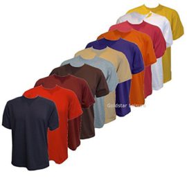 Uni-Classique-T-shirt-Haut-100-Coton-Dcontract-Loisirs-Sports-Travail-UC301-0