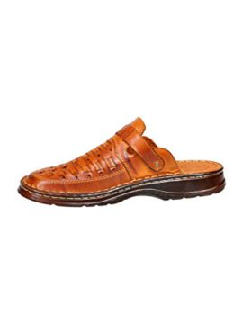 Veritable-Cuir-De-Bison-Confortable-Chaussures-Pour-Homme-Avec-En-Forme-Orthopedique-Sandales-Modele-8031-0-0