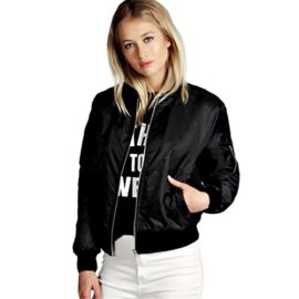 Veste/Blouson/ Jacket Bomber Femme Nouvelles,Reaso Mode Manteau Mince Biker Moto Zipper Souple Court Veste/Blouson/ Jacket Bomber Femme Nouvelles,Reaso Mode Manteau Mince Biker Moto Zipper Souple Court