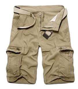 ZKOO-Militaire-Cargo-Shorts-Hommes-Bermuda-Shorts-Avec-Multi-Poches-Et-Pantacourt-Shorts-Court-Pantalon-de-Travail-Vintage-SANS-CEINTURE-0