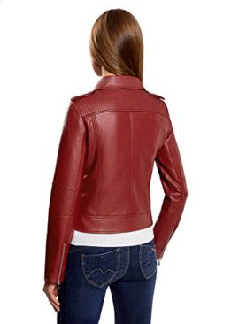 oodji-Ultra-Femme-Blouson-Style-Motard-en-Cuir-Synthtique-0-0