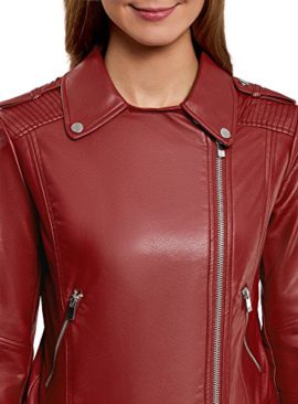 oodji-Ultra-Femme-Blouson-Style-Motard-en-Cuir-Synthtique-0-1