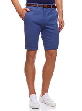 oodji-Ultra-Homme-Short-en-Coton-avec-Ceinture-0