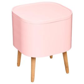 2-en-1-Table-basse-coffre-de-rangement-Style-nordique-Coloris-ROSE-Poudr-0-0