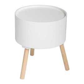 2 en 1 Table basse + coffre de rangement – Style scandinave – Coloris BLANC 2 en 1 Table basse + coffre de rangement – Style scandinave – Coloris BLANC